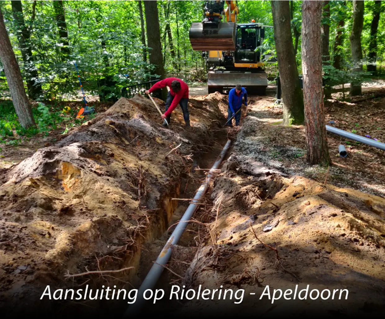 apeldoorn new sewage system installation renovation project